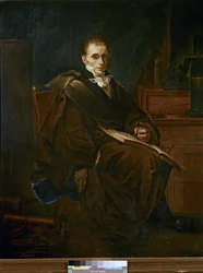 René-Théophile-Hyacinthe Laennec portréja (olaj, vászon)