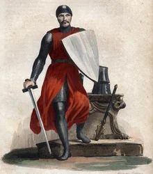 IV. Erős Róbert (Rutpert) (815-866 körül), Orléans grófjának portréja.