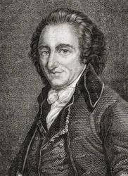 Thomas Paine (1737-1809) portréja (metszet)