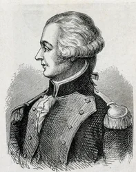 Jouffroy márki (1751 - 1832) portréja - a Tudományos albumban; jeles tudósok; Nagy felfedezések””” 1896.