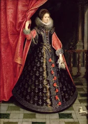 A portré feltehetően francia Henrietta Maria (1609-69), 1625 után