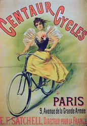 Reklámplakát Centaur Cycles, Párizs
