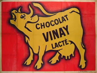 Vinay csokoládét reklámozó plakát