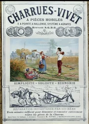 Plakát élőben ekéken, 1891 körül