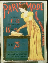 A Paris Mode Magazine plakát-előfizetései