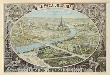 A Le Petit Journal által kiadott plakát az 1900-as párizsi világkiállítás reklámozására