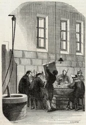 Hozzászólások: Levelek szortírozása osztályoknak és külföldre – Edmond Texier 1852-es metszete „Tableau-de-Paris”-ban