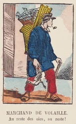 Baromfi kereskedő. A többi libára, a többi libára! , 1819 körül (nyomtatás)