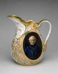 Bemutató kancsó, 1848-50 körül (porcelán)