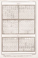 Nyomtatás: Görög tok és a második rész felső casseau - „” La Grande Encyclopédie, ou Dictionnaire Raisonne des Sciences, des Arts et des Metiers”” (Encyclopedia vagy Dictionary of the Sciences, Arts and Profession), szerző: Denis Diderot (1713-1784) ) és J