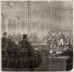 Jean Baptiste Breton (Jean-Baptiste) dit Berton (1769-1822) tábornok Poitiers királyi udvarának eljárása 1822-ben -