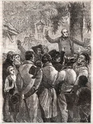 Louis Marie de Lahaye de Cormenin (1788-1868) röpiratának olvasása 1838-ban (Tres alázatos tiltakozásai Timontól egy olyan újfajta kártérítésről, amelyet a civil lista négymillió és négy millió közötti összeget állít fel, hogy a Tresornak tartozik. malom