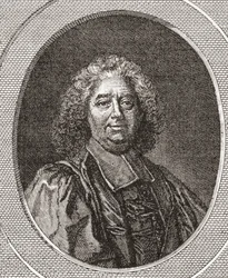 René Pucelle, 1655-1745. Saint Leonard Corbigny francia magisztrátusa és apátja. Az 1908-ban megjelent Les Heures Libresből.