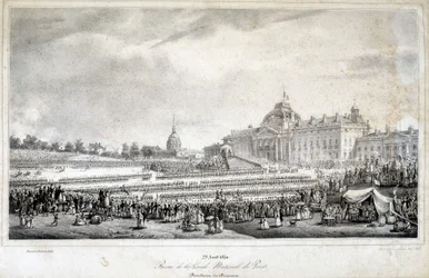 A párizsi Nemzeti Gárda szemléje 29/4/1830.