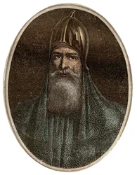 Riourik (Riurik, Rurik Rouri), 9. századi varég fejedelem - Rurik varég törzsfő és a Kijevi Rusz alapítójának portréja (ca. 830-ca. 879) - Maurice La Charest Új Nemzeti Enciklopédiája - 1870