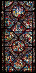 Jelenetek Nagy Károly életéből (747-814) az ambulanciából, 1215-25 körül (lásd még: 182939)