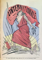 Az „Internacionálé“ című dal kottája, 1900 körül
