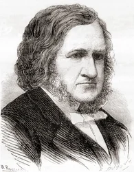 Sir James Young Simpson, A tudomány csodáiból, 1870 körül megjelent (litho)