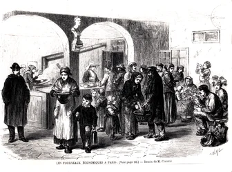 Leveskonyha Párizsban, c. 1860