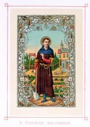 St. Fiacre (megh. 670) 1873