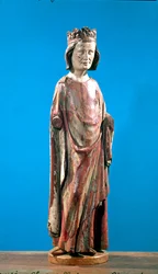 St. Louis (1215-70) (polikróm fa)