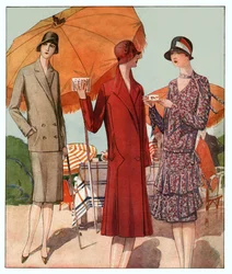 Nyári kabát. 1929 (metszet)