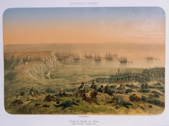Az almai csatatér a győzelem után, 1854. szeptember 20