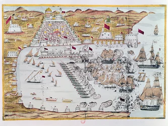 Algír bombázása az angol-holland flották által 1816. augusztus 27-én