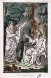 The Druids, illusztráció egy színdarabhoz, 1800 körül