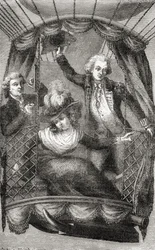Az első léggömbemelkedés Angliában, 1784. szeptember 15., Fulgence Marion 