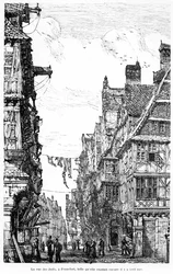 A Frankfurt Judengasse, 1860-70 körül