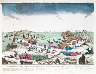 A francia rajtaütés az új-fundlandi St. John ellen 1762. június 2-án Chevalier du Ternay (1722-80) parancsnoksága alatt, a XVIII. század végén