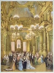 Intervallum az Opera Garnierben. 1875 körül