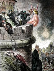 Mérindol Vaudois-i mészárlása 1545-ben, 1866-ban