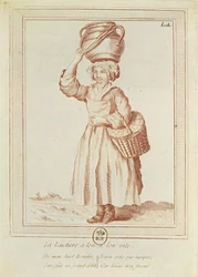 A tejeslány (metszet)