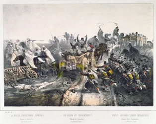 A franciák visszavonulása Konstantin elől 1836. november 24-én