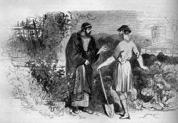 Diocletianus római császár (245-313) Salone-ban.