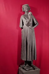 A kísértő, a strasbourgi katedrálisból, 1280-85 körül