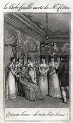 Madame Cottin (Sophie Cottin Rostand) (1770-1807) francia író döglött leveles ruhája.