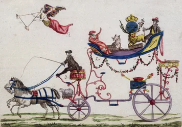 A három rend Versailles-ba való indulása 1789 márciusában