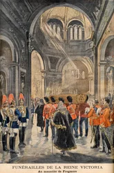 Viktória angol királynő temetése a windsori Frogmore-i mauzóleumban február 2-án