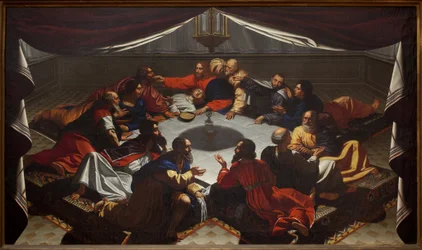 Az utolsó. Névtelen festmény, olaj, vászon - Art francais (?)