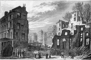 Párizs átalakulásai a Második Birodalom alatt, Haussmann Paris: átüt a Boulevard Saint Germain (Saint-Germain)