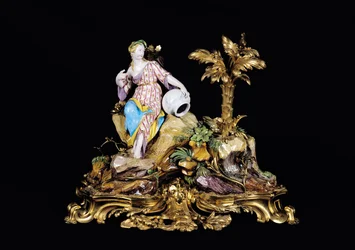 Vincennes Naiad figura (porcelán)