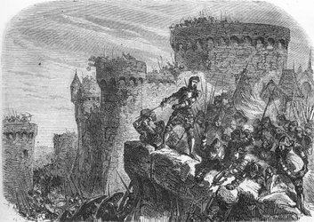 Százéves háború (metszet) 1864