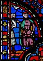 Window w13 Mordecai Esth diadala VI 11