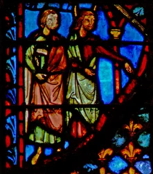Window w3 Mirjam büntetése leprával Numb XII? 10-15