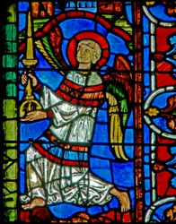 angyal gyertyával (w30a)