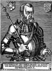 Joachim II Hector 1505-1571, brandenburgi választófejedelem, 1570 portréja
