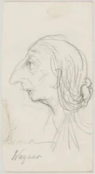 Cosima Wagner karikatúrája